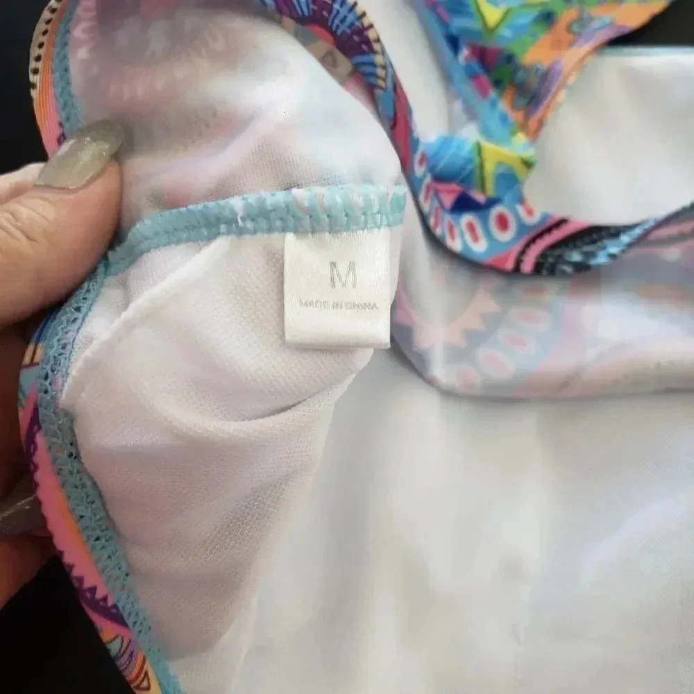Kaleidoscope Pattern 2-Piece Bikini - Picture 8 of 8